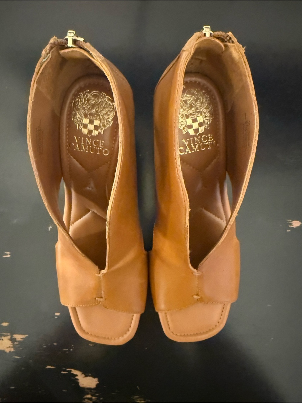 Vince Camuto Jesilia Open Toe
Bootie (Women) Size 8M LIGHT COGNAC - Picture 7 of 9